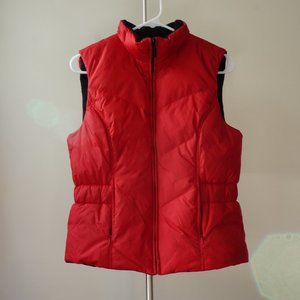 Express Bright Reversible Down Feature Puffer Vest - Medium (fits light XS)